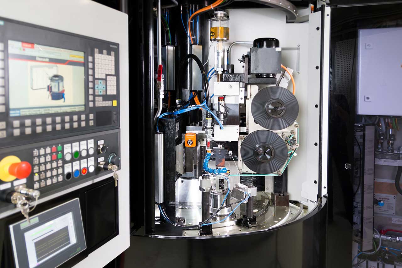 Rotary transfer machine zur Planfinishbearbeitung Rotary transfer machine zur Planfinishbearbeitung